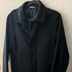 GAP Men’s Wool Blend Black Pea Coat